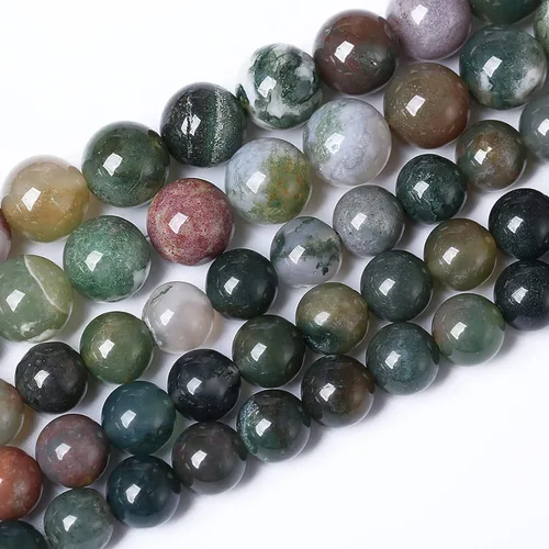 Vista 33 de 38 piezas de cuentas de piedra natural de malaquita azul de 10 mm, cuentas sueltas redondas de gemas para hacer joyas, pulsera, collar de 38 cm