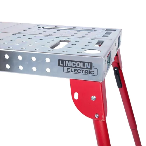 Vista 6 de Lincoln K5334-1 - Mesa de trabajo plegable portátil para soldar (21 x 44 pulgadas)