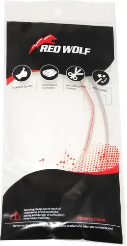 Vista 7 de RED WOLF Conector de enchufe adaptador de arnés de cableado de altavoces tweeters frontales de tablero para Dodge Ram Jeep Chrysler 2005-2022