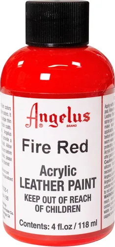 Vista 110 de Angelus Pintura acrílica para cuero, 1 onza líquida (paquete de 1), color rojo otoño