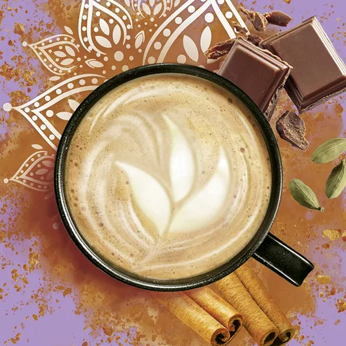 Vista 7 de Lipton Chocolate Chai con especias orgánicas añade leche no láctea de elección estilo café para té caliente o helado chocolate Chai Latte sin