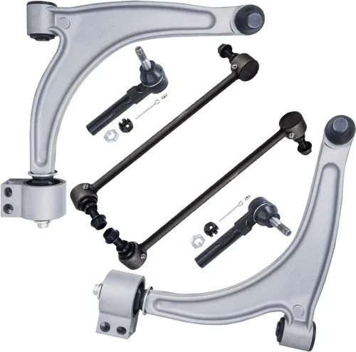 Vista 199 de Detroit Axle - Kit de extremo delantero RWD para Chrysler 300 Dodge Charge Challenger 2011-2019, 2 brazos de control inferiores traseros 2 rótulas