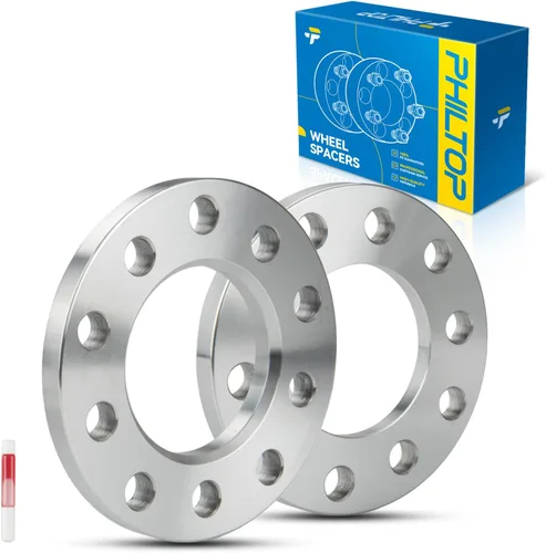Vista 97 de PHILTOP 4x100 1.25" Espaciadores de rueda para Yaris, 2 piezas de espaciadores de rueda centrados en buje con 54.1mm de diámetro interior del buje