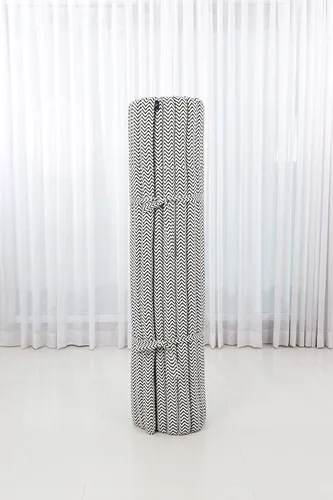 Vista 466 de Leewadee colchón tailandés enrollable para cama de invitados, tapete de yoga, para masaje tailandés, ecológico, orgánico y natural.