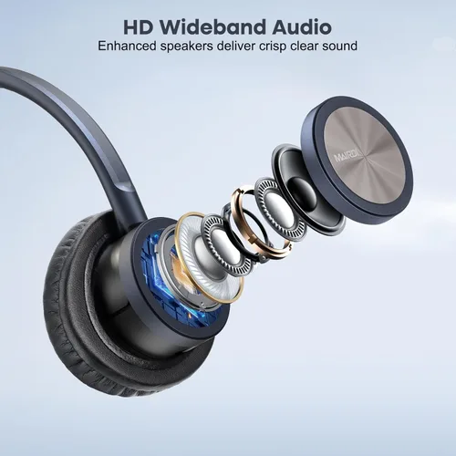 Vista 3 de MAIRDI Auriculares telefónicos con conector RJ9 y conectores de 0.138 in para centro de llamadas, oficina, escritorio, teléfono celular, PC