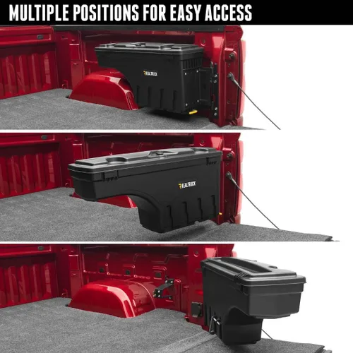 Vista 2 de UNDERCOVER SwingCase Caja de almacenamiento para caja de camioneta SC300P, SC300D Compatible con Dodge Ram 1500 clásico 2002-2018, 2019-2020