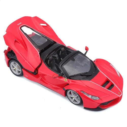Vista 2 de Bburago 1:24 Escala Race & Play Ferrari LaFerrari Aperta Die Cast Vehicle