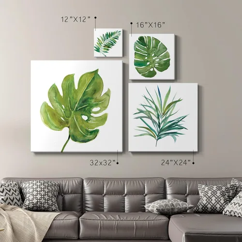 Vista 261 de Wexford Home Colección de primavera de jardín de campo francés, colección de primavera, juego de 4 paneles para decoración de pared de oficina