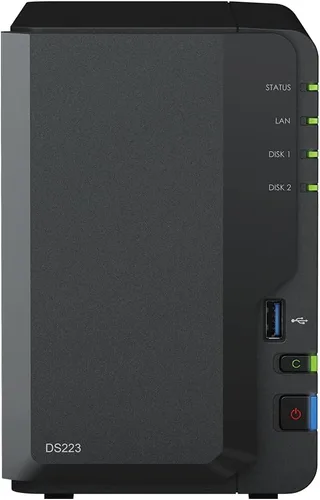 Vista 2 de Synology NAS DS223 de 2 bahías (sin disco)