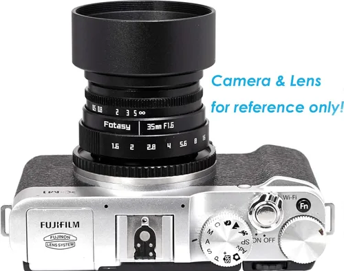 Vista 4 de Fotasy Parasol de metal de 39 mm para objetivo, parasol de 39 mm para objetivos Canon, Fuji, Leica, Leitz, Nikon, Olympus, Panasonic, Pentax, Sony