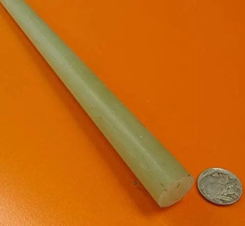 Vista 3 de Micarta G10FR4 - Varilla redonda fenólica de 0.750 pulgadas de diámetro x 48 pulgadas de largo