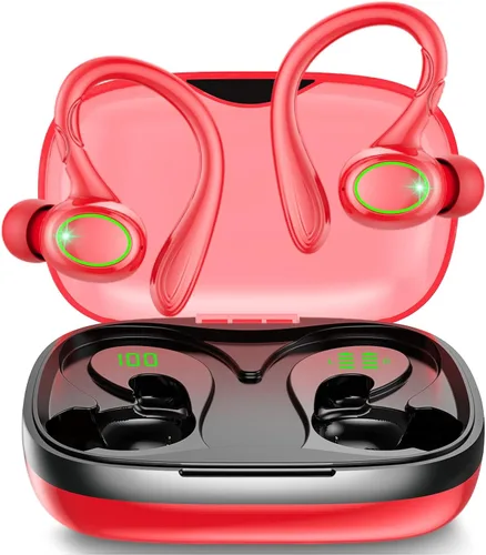 Vista 8 de Auriculares inalámbricos, reproducción de 60 horas, auriculares Bluetooth 5.3, auriculares inalámbricos con cancelación de ruido con pantalla