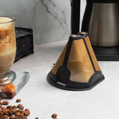 Vista 9 de Filtro reutilizable de repuesto para barra de café Ninja Sistema térmico de vidrio Filtro permanente compatible con cualquier modelo de la serie