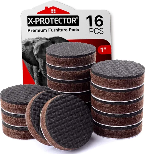 Vista 18 de X-Protector Protectores de suelo de silicona para patas de silla con almohadillas antideslizantes para muebles, 32 piezas de 1.3 a 2 pulgadas