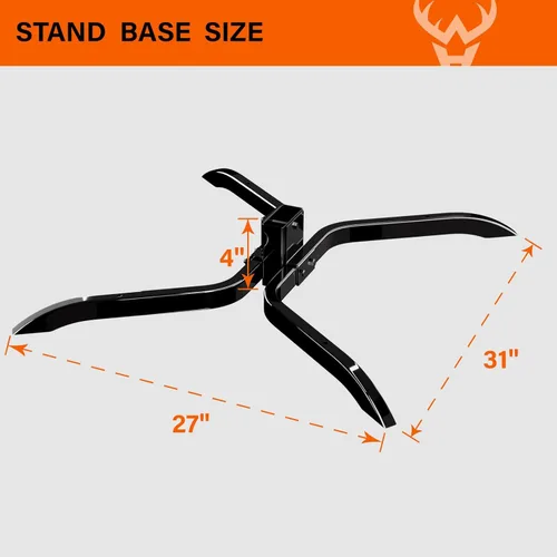 Vista 5 de Highwild Sistema de soporte de objetivo de 3/8 pulgadas de grosor, kit de objetivo de tiro combinado reactivo AR500 de acero reactivo de 12 x 20
