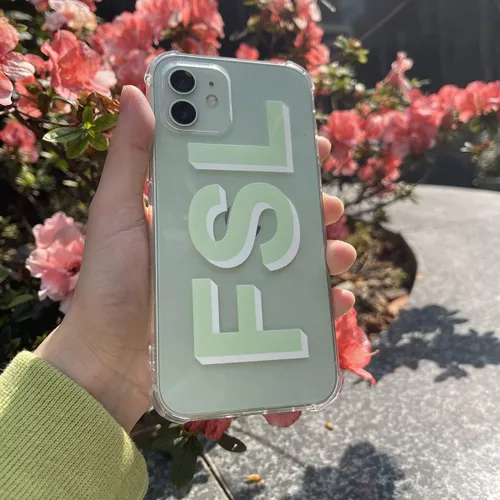 Vista 6 de Funda personalizada con monograma inicial compatible con iPhone 17 17 Air 16 16e 15 14 13 Pro Max Plus Mini 12 11 Xs XR X 8 Plus 7 Se personalizada