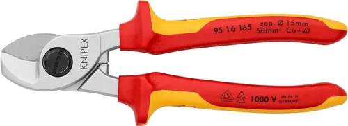 Vista 3 de Knipex Tijeras de cable 95 16 165 6,5" VDE probado