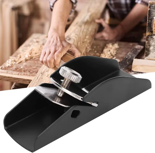 Vista 4 de Walfront Mini cepilladora de bloques ajustable de madera aleación de aluminio ligero carpintero carpintería recortar herramientas de biselado