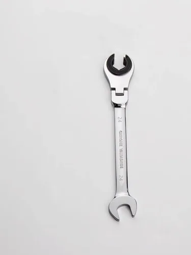 Vista 15 de FLZOSPER Llave métrica de 1.181 in para tubos de fijación, llave de engranajes de cabeza flexible, llave combinada de trinquete