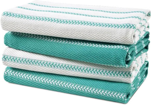 Vista 29 de LANE LINEN Paños de cocina 100% algodón, ultra suaves, absorbentes, de secado rápido, toallas de cocina, paños de lavado multitejido