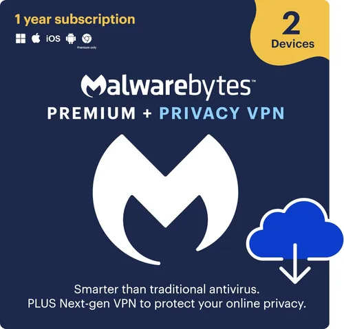 Vista 8 de Malwarebytes Premium 1 Year, 5 Device Windows, Mac OS, Android, Apple iOS, Chrome [Online Code]