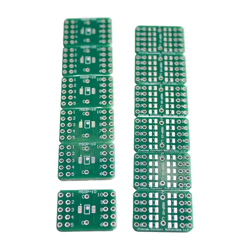 Vista 11 de Soluciones de Circuito Personalizado – Módulo de PCB de Separación SMD a DIP, 4-Pino, Adaptador de Cabezal de D2PAK (DPAK) a DIP con Resistencia SMT