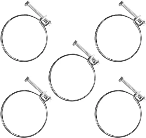 Vista 15 de POWERTEC Abrazaderas de manguera de doble bucle de 2-1/2 pulgadas para manguera de recolección de polvo y manguera de ventilación de la secadora