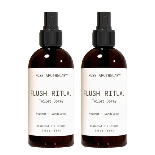 Vista 14 de Muse Apothecary Flush Ritual - Espray para inodoro aromático y refrescante, usar antes de ir, 2 onzas, infundido con aceites esenciales naturales