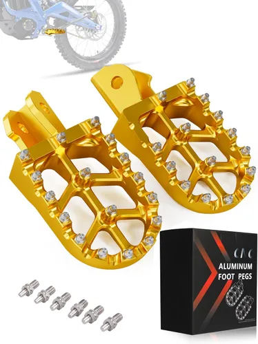 Vista 13 de JFG RACING Estriberas de aluminio CNC 7075 para Surron Light Bee X y S/E Ride Pro S SS SR/CRF150F CRF230F 03-19/CRF250F 19-24/XR150L 15-24/KDX200