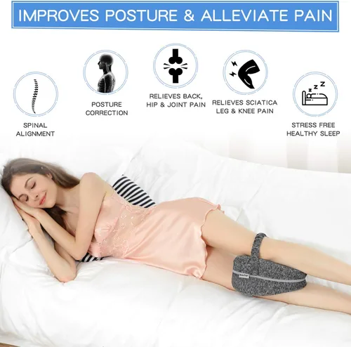 Vista 6 de BEAUTRIP Almohadillas ergonómicas para reposabrazos de silla (juego de 2) + reposapiernas y almohada de soporte para rodilla