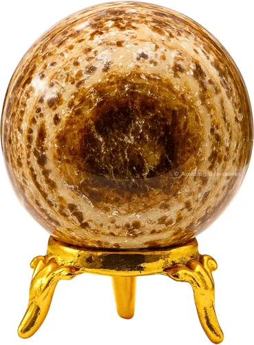 Vista 77 de Amazing Gemstone Bola de cristal de cuarzo transparente con soporte, bolas de meditación de esfera de cristal de 1.5 pulgadas para brujería y bolas