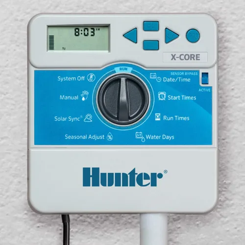 Vista 3 de Hunter. Aspersor XC800i X-CORE con 8 modos y temporizador. Para interiores. Zona XC-800i 8.