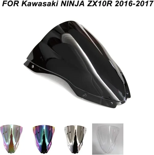 Vista 2 de GLoyer Motorcycle Windshield Motorcycle Windscreen Windshield Screws Bolts AFor Kawasaki Compatible with Ninja ZX10R ZX-10R 2016 2017 2018 Iridium