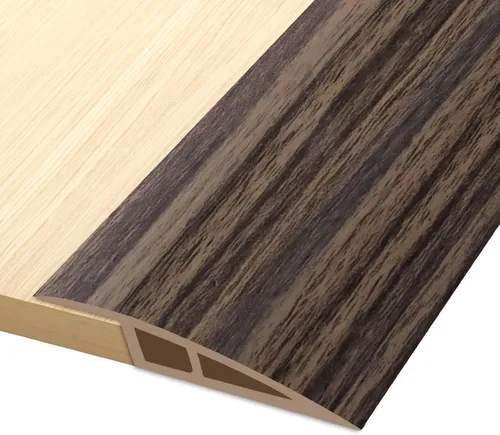 Vista 17 de Tira de Transición de Vinilo para Umbral de Puerta, Tira de Transición de Suelo Autoadhesiva, Tira de Borde de Alfombra para Umbral de Borde de Gris