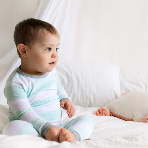 Vista 2 de Burt's Bees Baby - Pijama para bebé niña, con camiseta y pantalón, conjunto de 2piezas, 100 % algodón orgánico