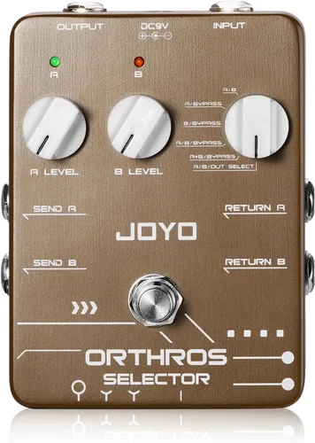 Vista 8 de JOYO Pedal Buffer y Afinador Incorporado con Afinación Precisa y Pantalla LED para Efectos de Bajo Eléctrico (Buffer Tune JF-19)
