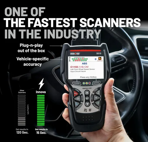 Vista 3 de Innova 5610 OBD2 Herramienta de escaneo bidireccional - Comprende tu vehículo, localiza lo que está mal y completa tus reparaciones con menos