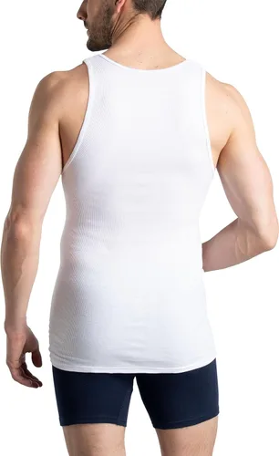 Vista 3 de Fruit of the Loom - Camiseta sin etiquetas si mangas para hombre