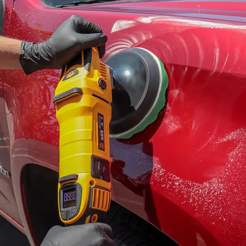 Vista 7 de TCP Global Profesional Kit de 6 almohadillas de pulido y pulido con 5 almohadillas de espuma waffle y 1 almohadilla de agarre de lana para limpieza