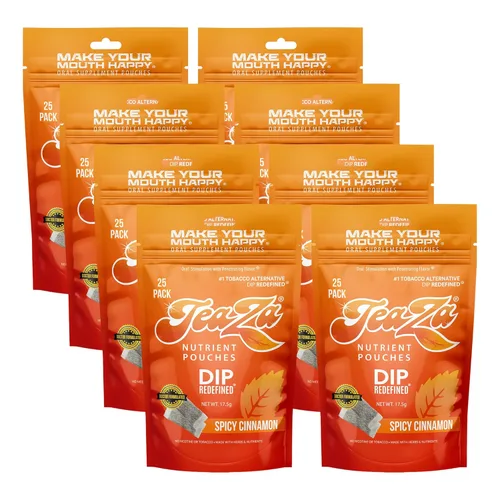 Vista 36 de Bolsas de energía TeaZa, salsa sin tabaco ni nicotina - Alternativa de tabaco y salsa energética masticable, inmersión saludable con sabor premium
