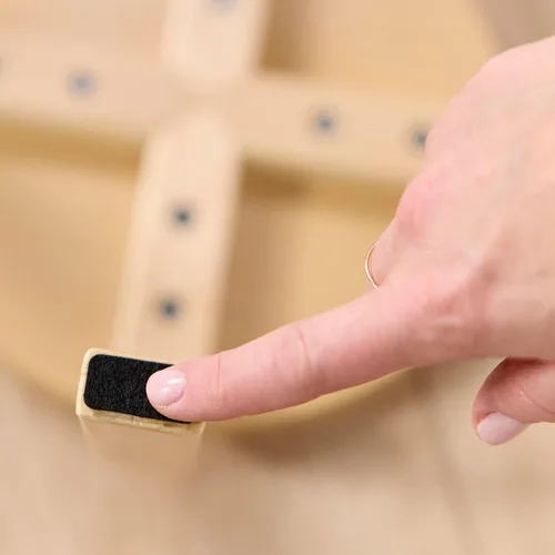 Vista 11 de ECR4Kids juego de mesa y silla de madera curvada y respaldo curvo, muebles para niños, natural, 5 piezas