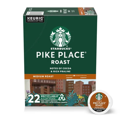 Vista 48 de Starbucks Cápsulas de café K-Cup, tostado medio, mezcla de casa para cafeteras Keurig, 100% arábica, 1 caja (75 cápsulas)