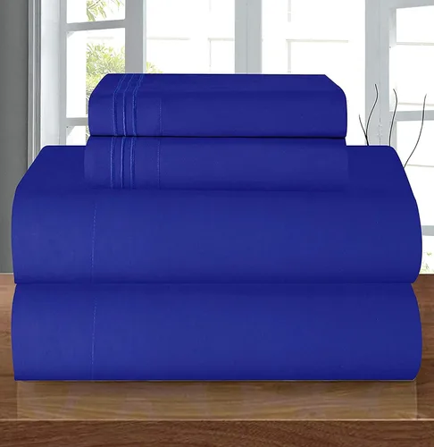 Vista 88 de Elegant Comfort - Juego de sábanas de microfibra de 1500 hilos de calidad hotelera prémium de 4 piezas - Resistente a arrugas, sábana bajera