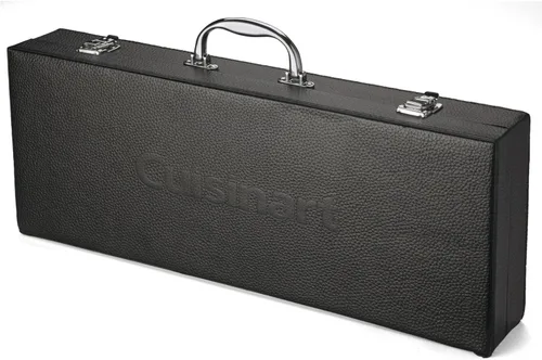 Vista 3 de Cuisinart CGS-2010 Premium Grill Set (10 piezas) y Cuisinart CGPR-221 Prensa de parrilla de hierro fundido (mango de madera), pesa 2.1 libras