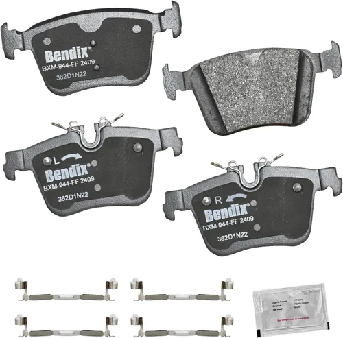 Vista 325 de Pastillas de Freno Traseras Cerámicas Bendix Priority1 CFC1510 para INFINITI QX56 2013-2011, QX80 2024-2014, Nissan Armada 2023-2017
