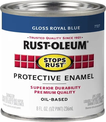 Vista 41 de Rust-Oleum 7797502 - Pintura anti-óxido para aplicación con brocha, cuarto de galón, blanco semibrillante (paquete de 1)