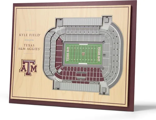 Vista 18 de YouTheFan NCAA Florida Gators Arte de Pared 3D StadiumView de 5 Capas - Estadio Ben Hill Griffin, 13.00" x 17.00