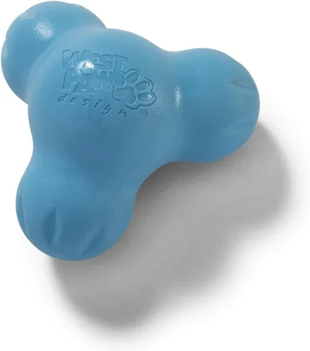 Vista 2 de WEST PAW Zogoflex Tux - Juguete masticable dispensador de premios para perros, juguete interactivo para masticar para perros, juegos para perros