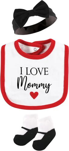 Vista 3 de Hudson Baby Juego de canastilla de algodón unisex para bebé