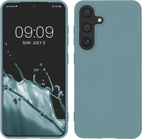 Vista 46 de kwmobile Funda compatible con Samsung Galaxy S23 - Funda protectora de silicona TPU suave y delgada - Piedra antigua